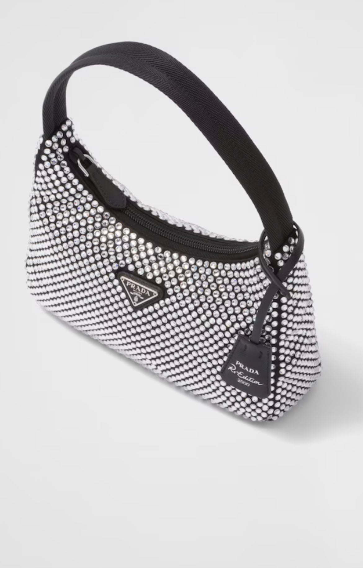 Prada Satin mini con cristales