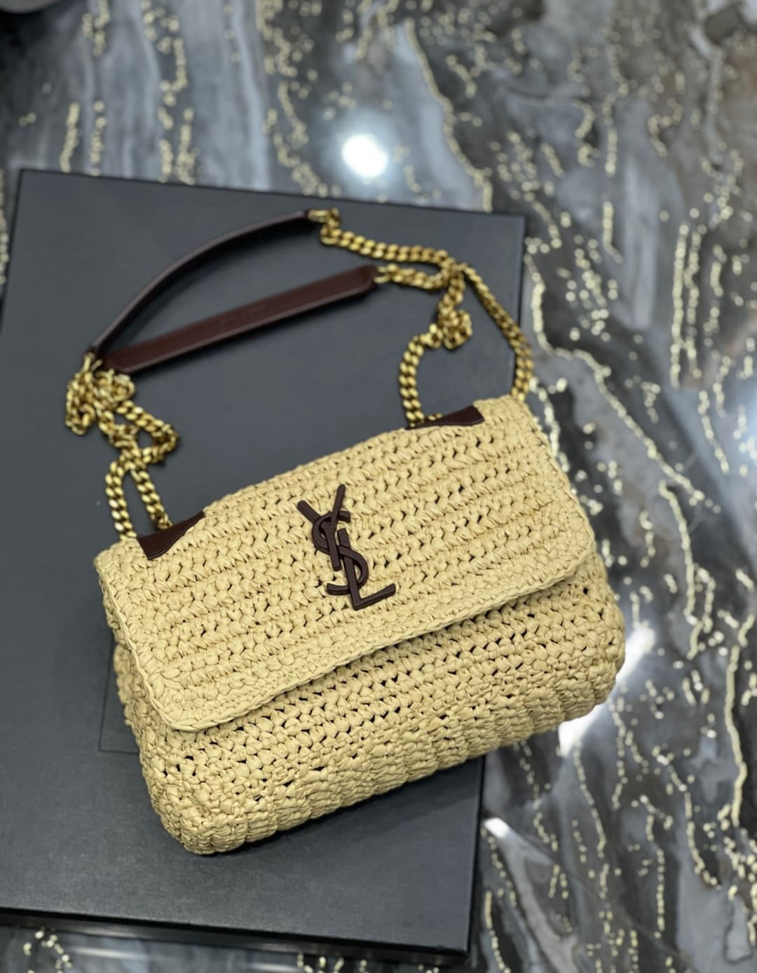 Bolsos tejidos YSL