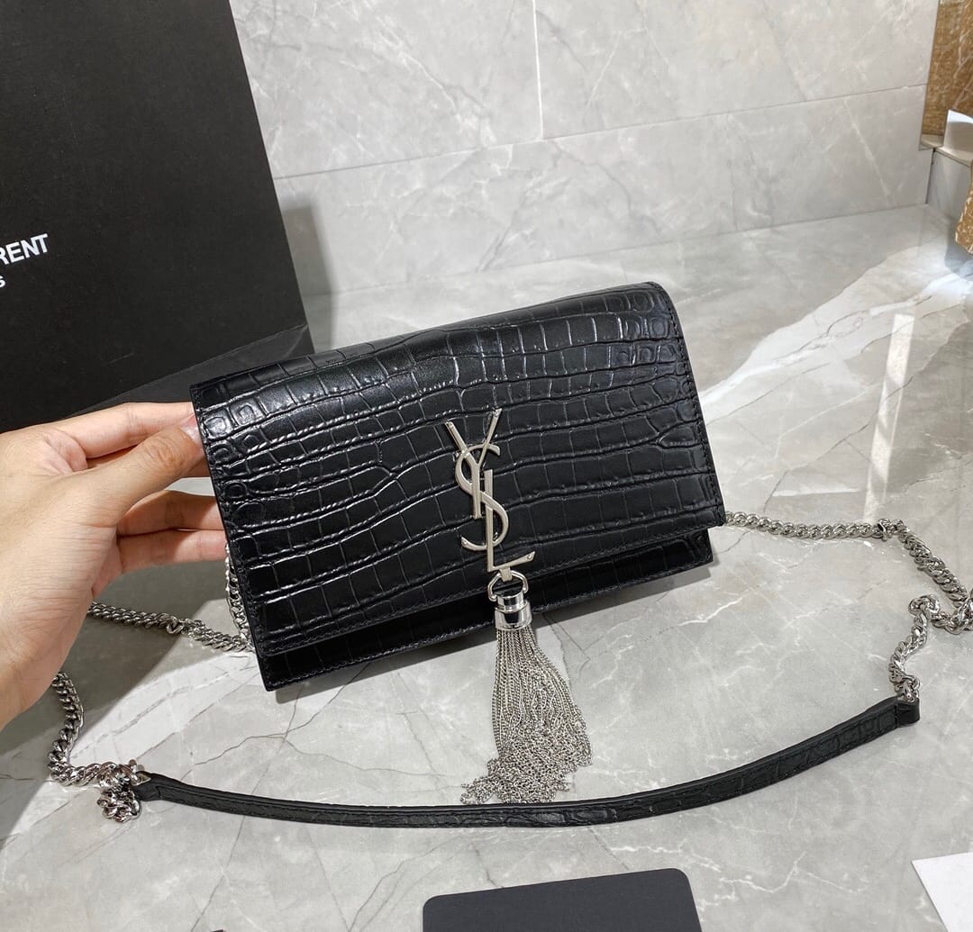 Bolso cocodrilo(artificial) YSL