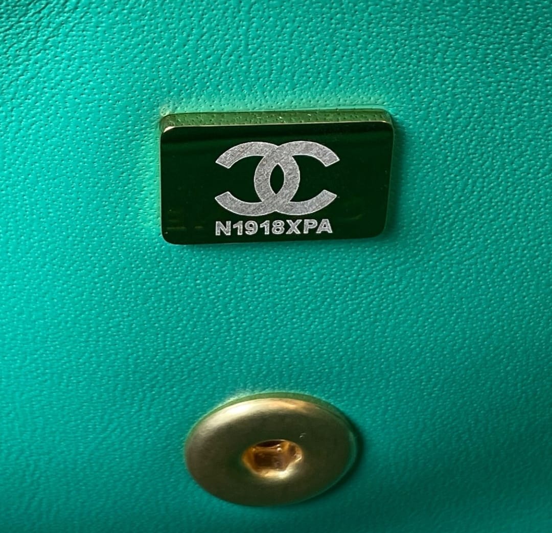 Bolso Chanel Verde Agua