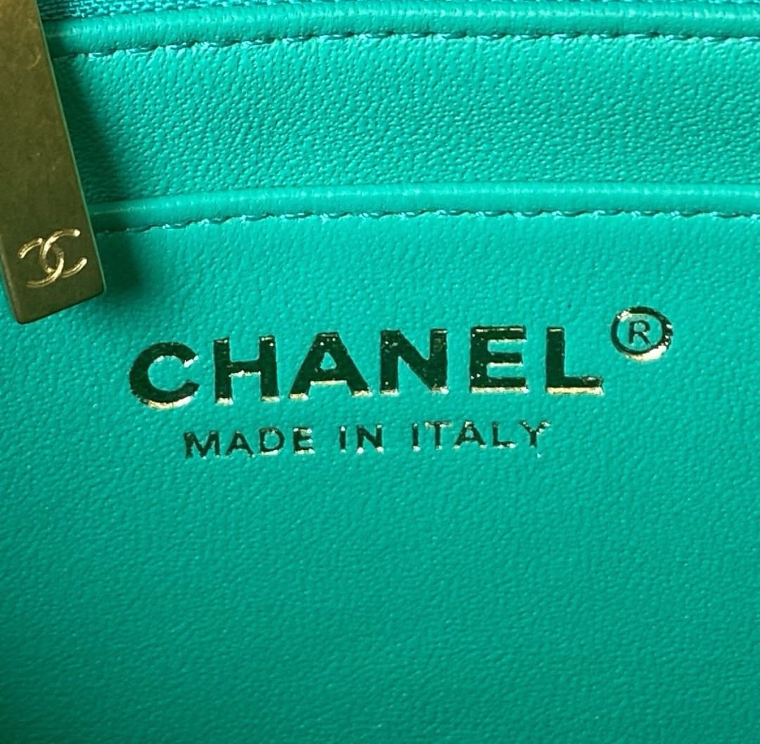 Bolso Chanel Verde Agua