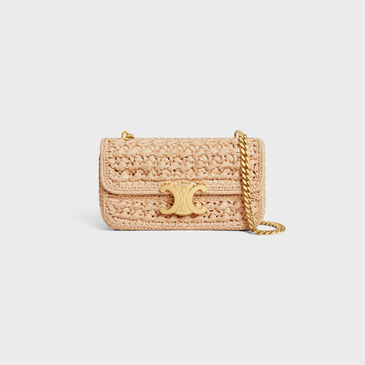 Celine Triomphe en Raffia