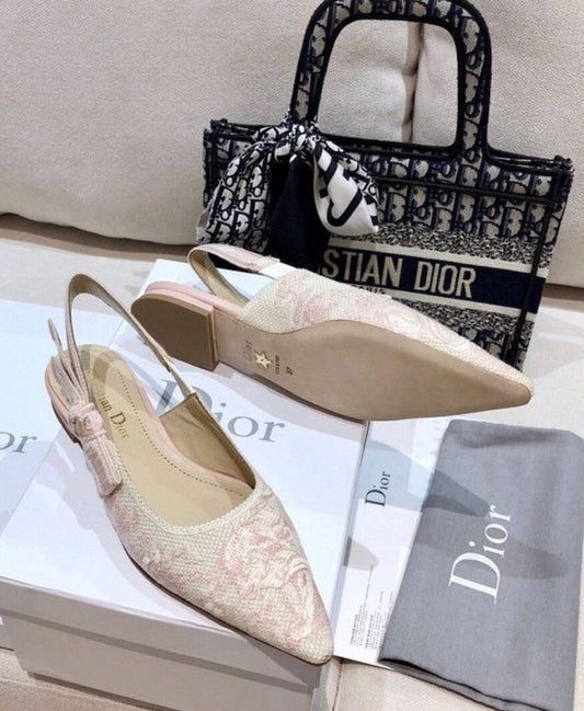 Dior Flats Embrodeiry