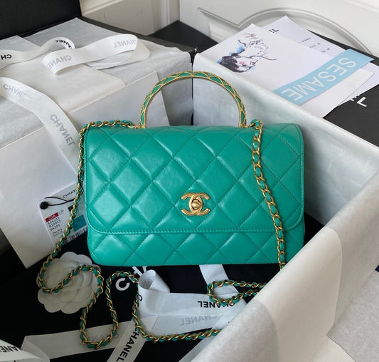 Bolso Chanel Verde Agua